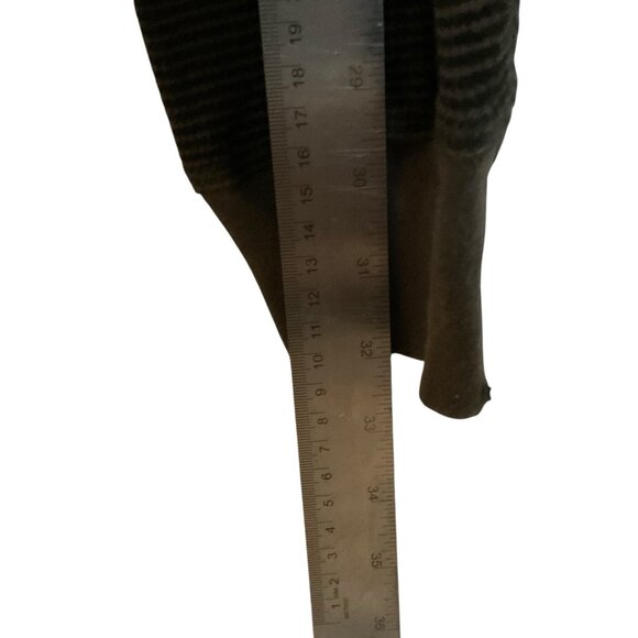 John Varvatos Men's Size M Green Thermal Hoodie Sweater Pullover Top v-neck warm - Picture 6 of 11